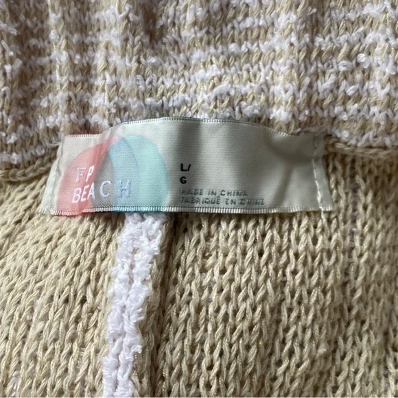 0313 - Free People Cream Knit Pants - Picture 5 of 6